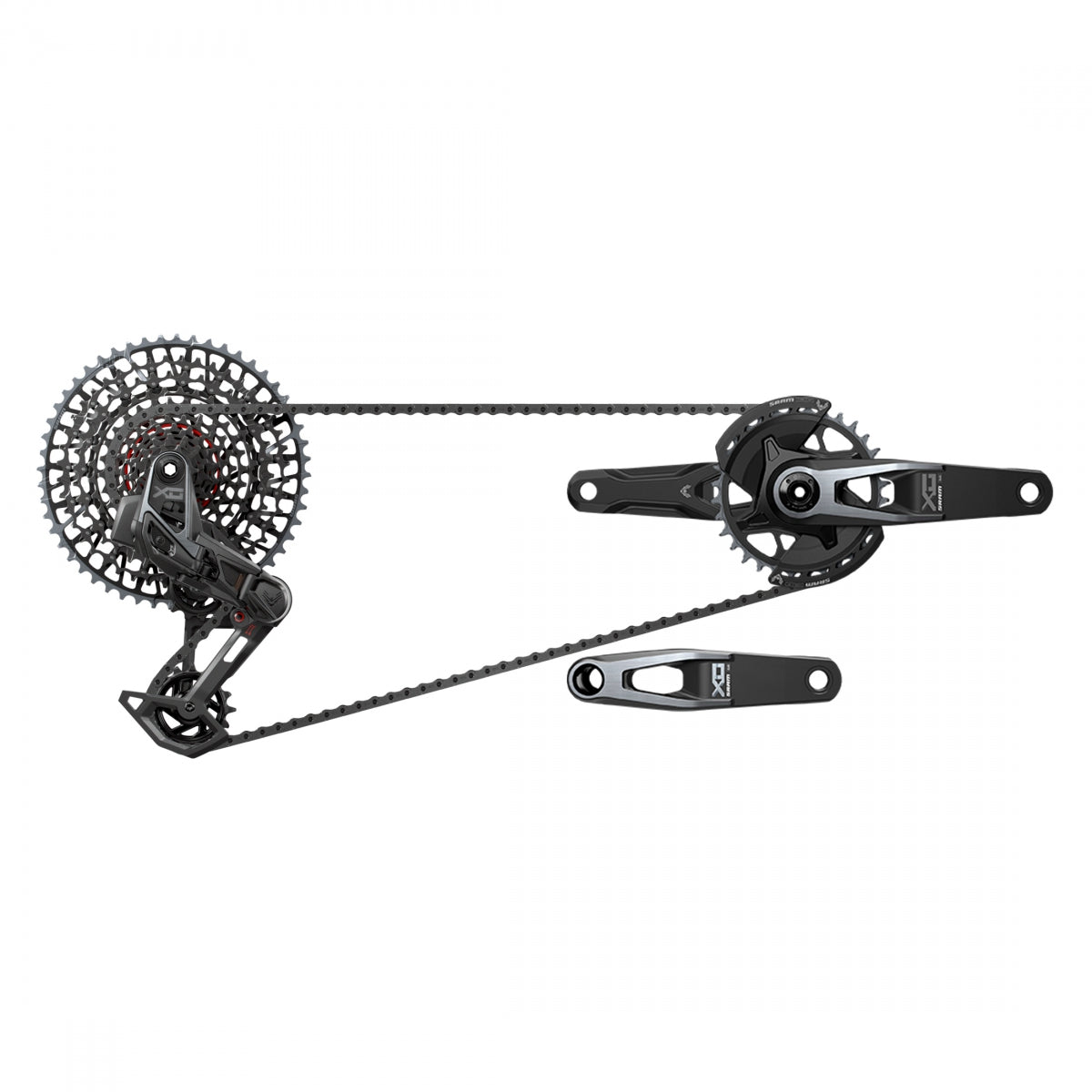 GROUP KIT SRAM X0 EAGLE T-TYPE V2 AXS RD/TRIGGER-SHIFTER/CRANK DUB 12s-170x32DM/CHAIN/CASS 10-52 BK