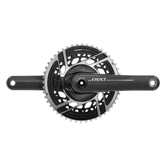 SRAM RED Crankset - 170mm 2x 12-Speed 48/35t 8-Bolt Direct Mount DUB Spindle Interface Natural Carbon E1