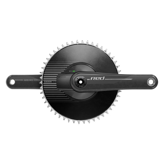 SRAM RED 1 AXS Power Meter Crankset -  165mm 12-Speed 50t Aero Chainring 8-Bolt Direct Mount DUB Spindle Interface Natural Carbon E1