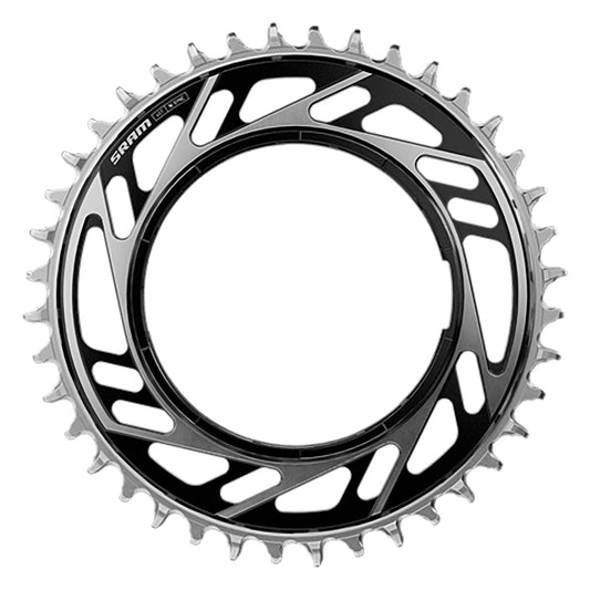 SRAM RED XPLR X-Sync Thread Mount Chainring -  42t 12/13-Speed Thread Mount For RED XPLR AXS PM Spider 6.5mm Offset BLK/Silver E1