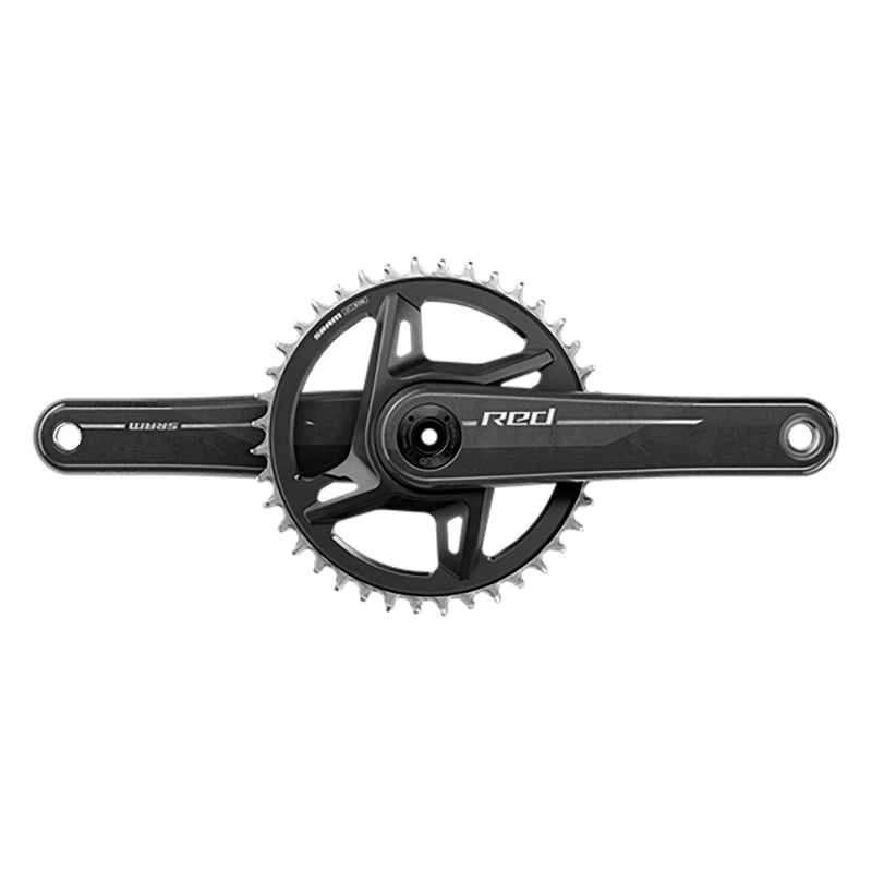 SRAM RED 1x XPLR Wide Crankset - 165mm 13-Speed 42t 8-Bolt Direct Mount DUB Spindle Natural Carbon E1