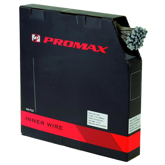 Promax 1.5mm x2000mm Box 100 MTB Brake Cable 1.5mm 2000mm Stainless Steel Coating: Pre-lubed 100pcs