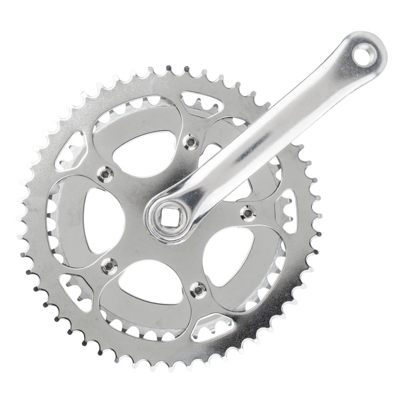 Sunlite Alloy Double 170x52/42 122 SQR JIS crankset silver