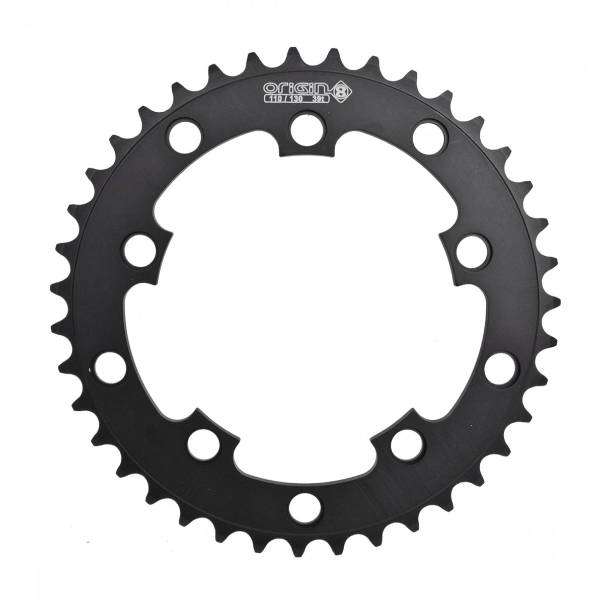 CHAINRING 10H OR8 39T 110/130 BLK 3/32