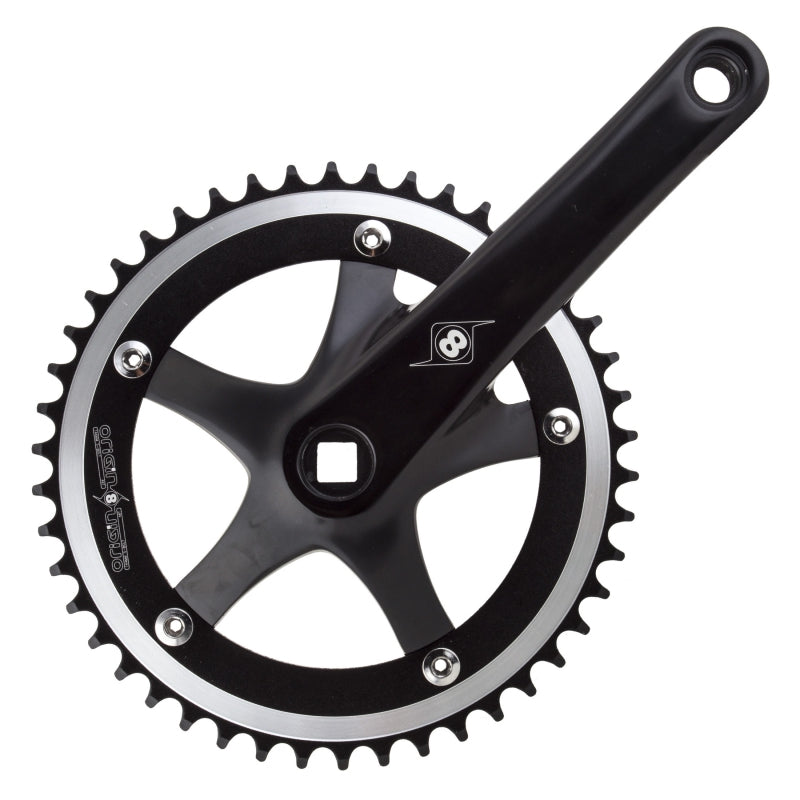 Origin8 Trackstar 165x46 103mm JIS Square Taper crankset black/black