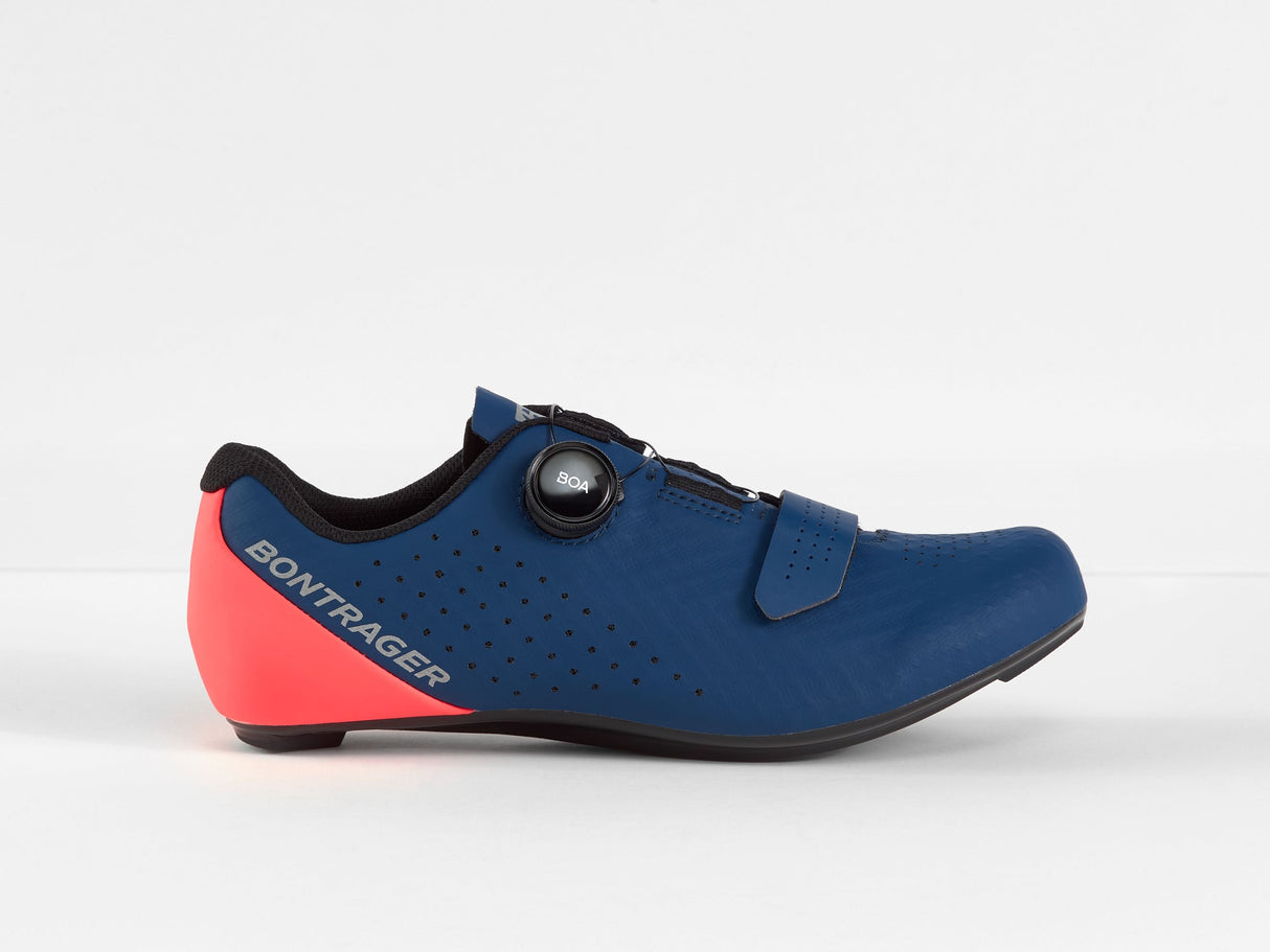Bontrager Circuit Road 44 Nautical Navy/RadioactivCoral Shoe