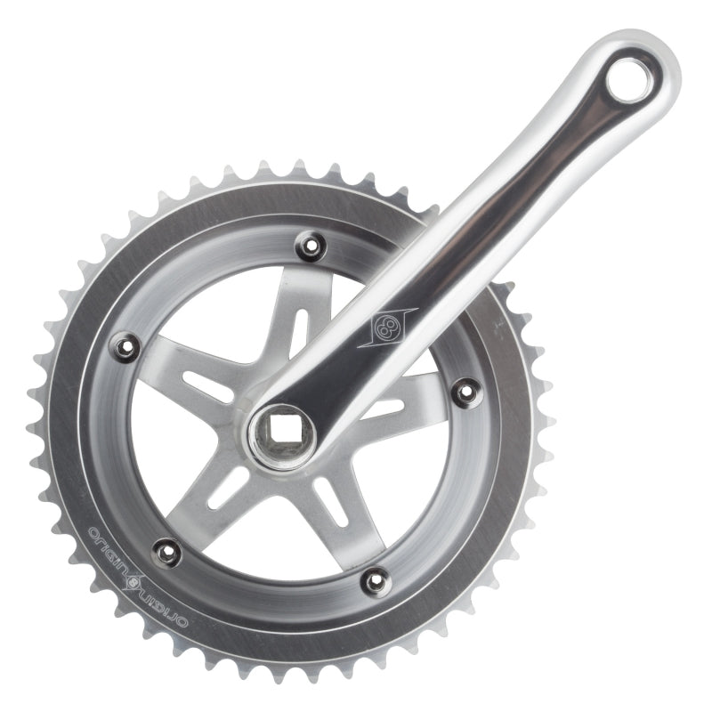 Origin8 Classic Sport 3/32 170x46 113 SQR JIS crankset silver