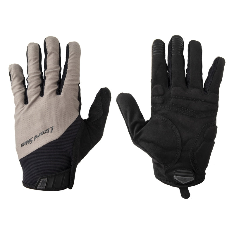 Lizard Skins Monitor Traverse Gloves - Titanium Gray Full Finger Small