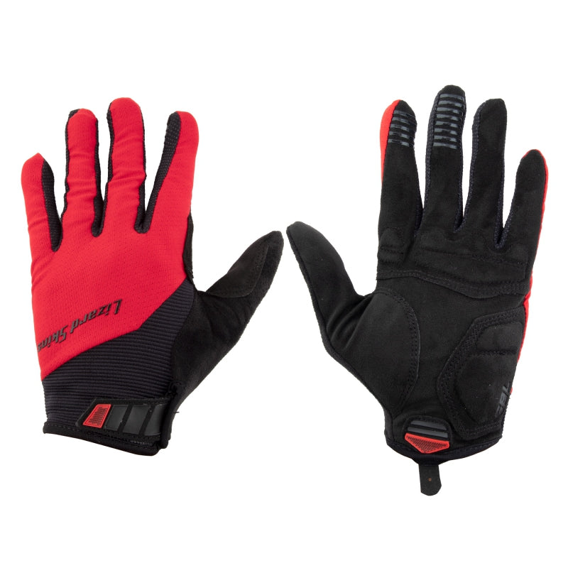 Lizard Skins Monitor Traverse Gloves - Crimson Red Full Finger Small