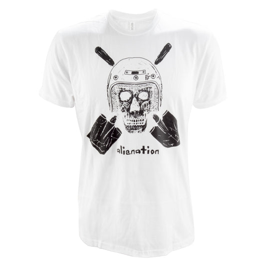 Alienation Undead Trailboss  MD Unisex White 100% Cotton Undead Trail Boss
