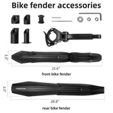 ROCKBROS Bike  Adjustable MTB Fenders Mudguard Rear Fenders Cycling Mud Guard
