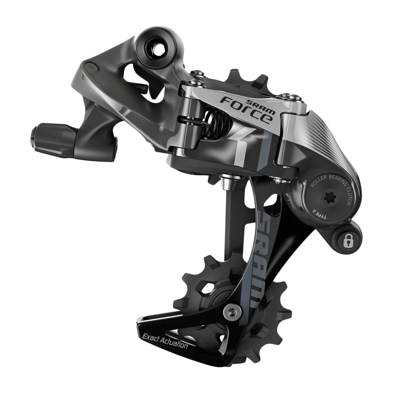 SRAM Force 1 Rear Derailleur - 11 Speed Long Cage Gray