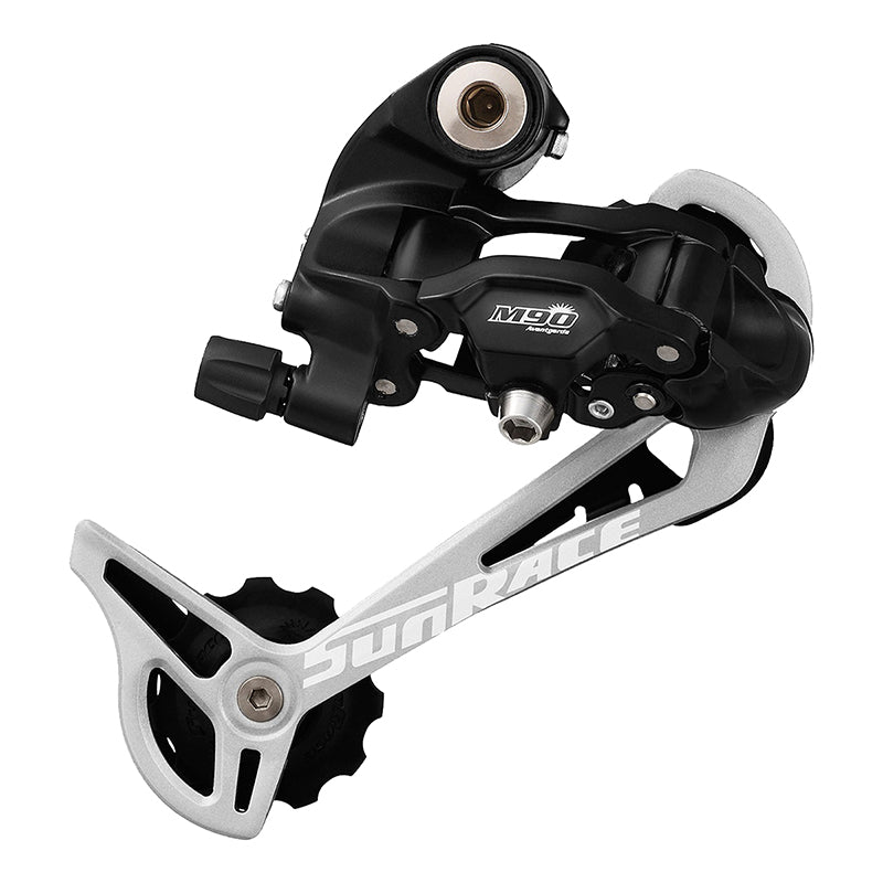 SunRace M97 Rear Derailleur - 9-Speed Long Cage Black