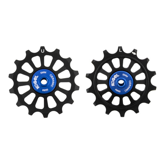 Kogel Bearings 14/14T Hybrid Ceramic Pulley Set SRAM 12 Cross - Blk