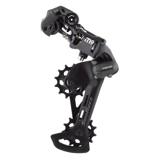 SunRace M900 Rear Derailleur - 9-Speed Medium Cage Black