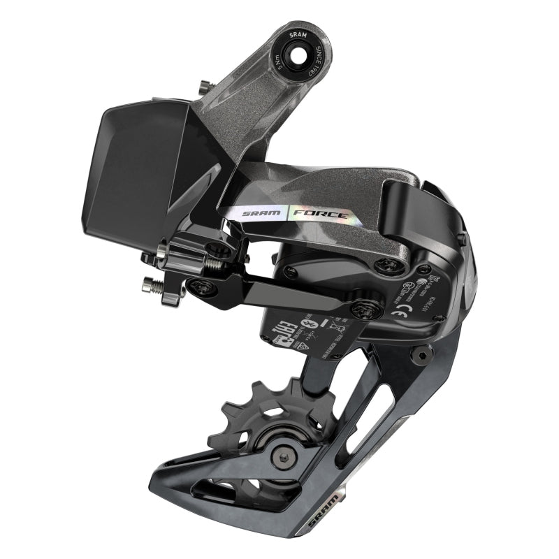 SRAM Force XPLR AXS eTap Rear Derailleur - 12-Speed Medium Cage 44t Max Battery Not Included Iridescent Gray D2