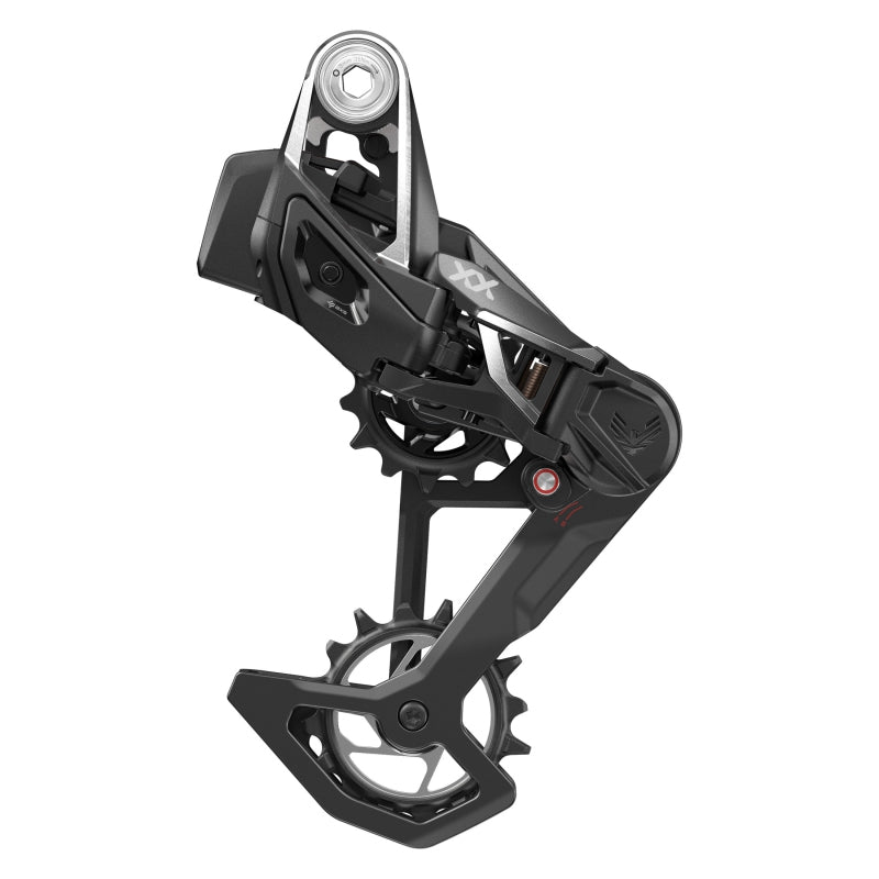 SRAM XX SL Eagle T-Type AXS Rear Derailleur - 12-Speed 52t Max Battery Not Included UDH Hangerless Carbon Cage BLK/Silver