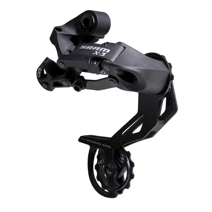 SRAM X3 Rear Derailleur - 789 Speed Long Cage Black