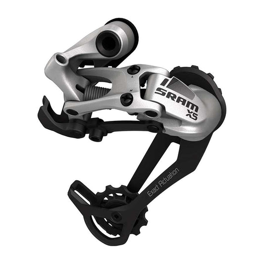 SRAM X5 Rear Derailleur - 9 Speed Long Cage Silver