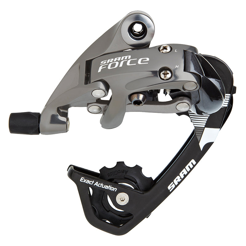 SRAM Force WiFli Rear Derailleur - 10 Speed Medium Cage Black/Silver