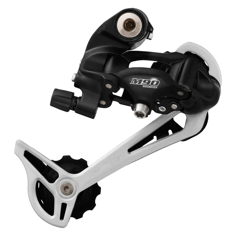 SunRace M91 Rear Derailleur - 9-Speed Long Cage Black