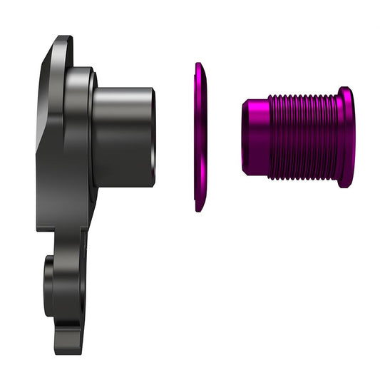 Wheels Manufacturing Universal Derailleur Hanger - 487-7 For Trek ABP MTB Frames designed to accept SRAM UDH BLK/Purple