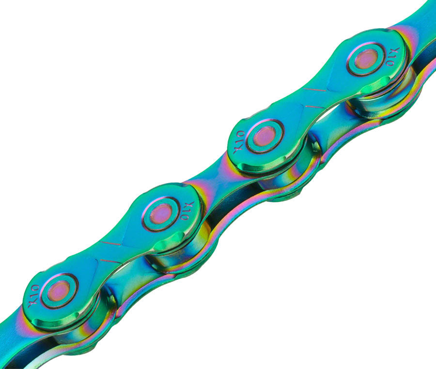 KMC X10 Chain - 10-Speed 116 Links Aurora