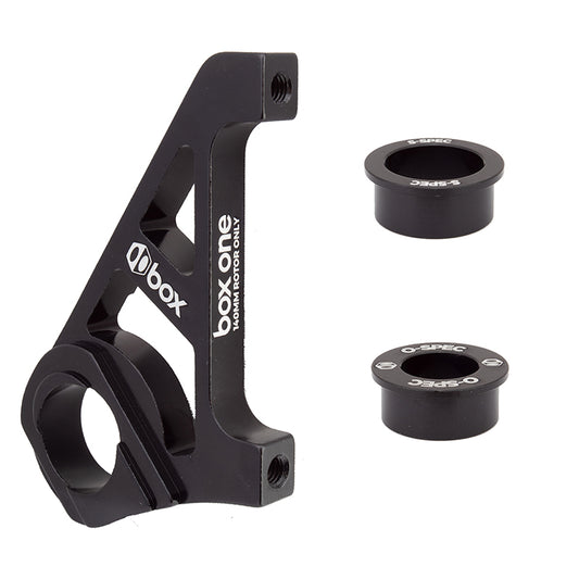 Box components Box One BMX Disc Brake Adaptor Rear Sliding Dropout Black 10mm