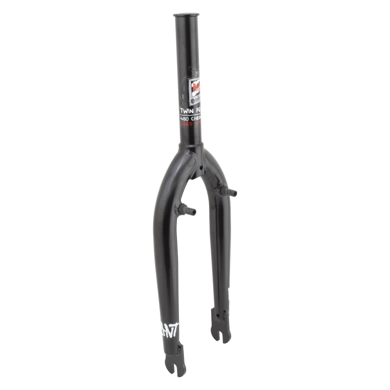 Rant Twin Peaks Zero BMX 20` Threadless 1-1/8` Removable U-Brake Chromoly Black 0mm