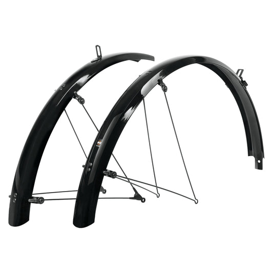 SKS B53 Bluemels Full Coverage Fender Set - 53mm 26 x 1-1.9" Black