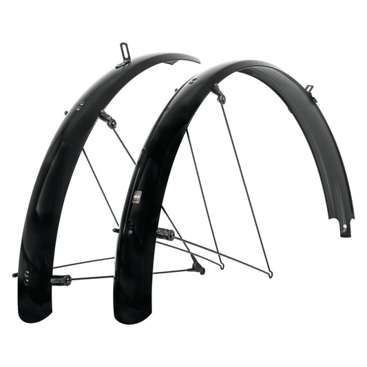 SKS B60 Bluemels Full Coverage Fender Set - 60mm 26 x 1.6-2.1" Black