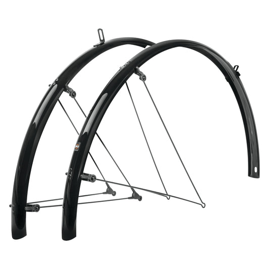 SKS B35 Bluemels Full Coverage Fender Set - 35mm 700 x 20-28 Black