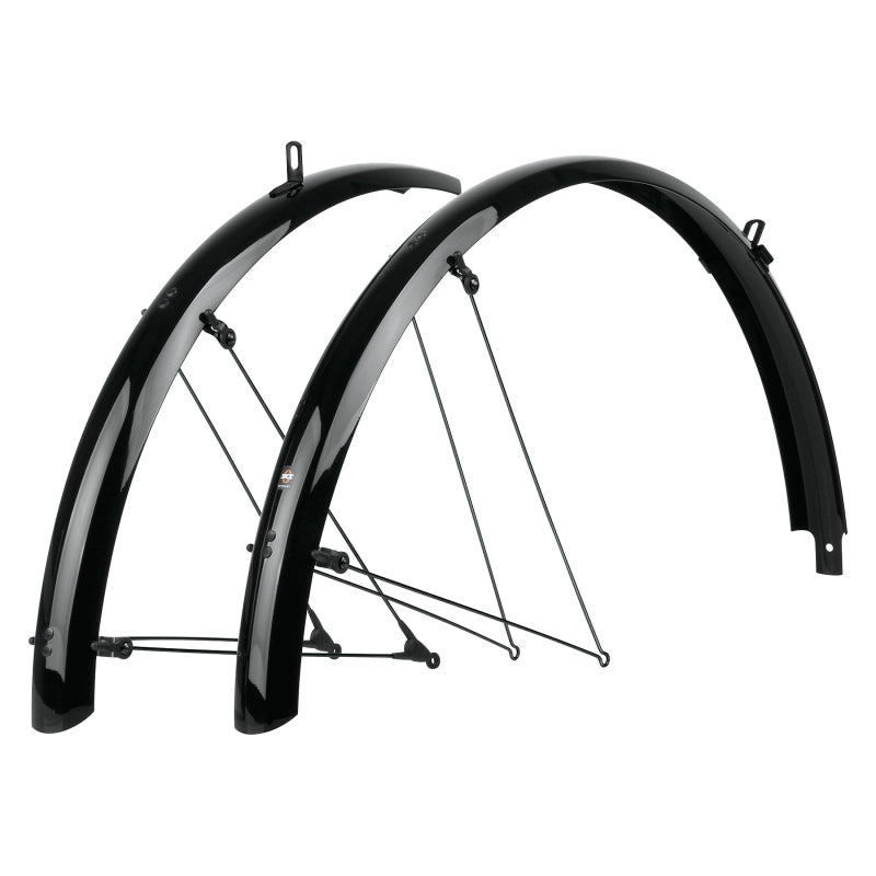 SKS B55 Bluemels Full Coverage Fender Set - 55mm 700 x 38-47 Black