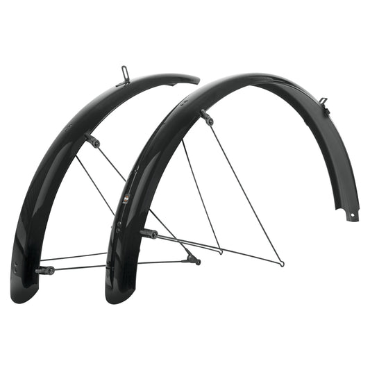 SKS B69 Bluemels Full Coverage Fender Set - 69mm 27.5/29/700 x 2.5 Black