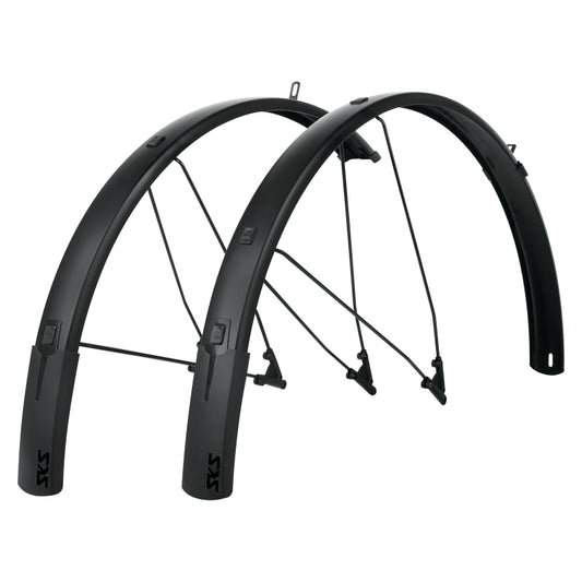 SKS B56 Bluemels Style Full Coverage Fender Set - 56mm 700 x 38-47 Matte BLK