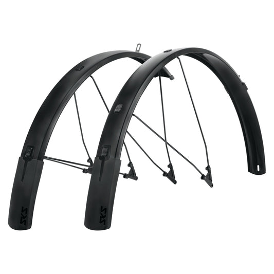 SKS B65 Bluemels Style Full Coverage Fender Set - 65mm 27.5/29/700 x 1.75-2.25" Matte BLK