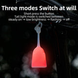 ROCKBROS Waterproof Warning Light Ghost Elastic Taillight 3 Modes Silicone Shell