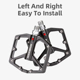 ROCKBROS Ultra Lightweight Flat Bike Pedals in Various Colours (Pair)