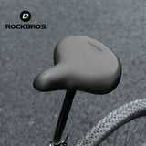 ROCKBROS Comfort Shock Absorption Bike Saddle Soft Wide Seat for Men Women