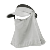 ROCKBROS Ice Silk Full Face Sunhat 360° Anti-UV Adjustable Hiking Fishing Cap