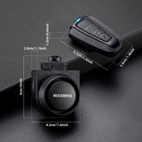 ROCKBROS 115dB Bike Alarm Vibration Motion Sensor Waterproof Motorcycle Alarm