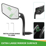 ROCKBROS Bike 360° Adjustable Handlebar Mount Bar End Mirror
