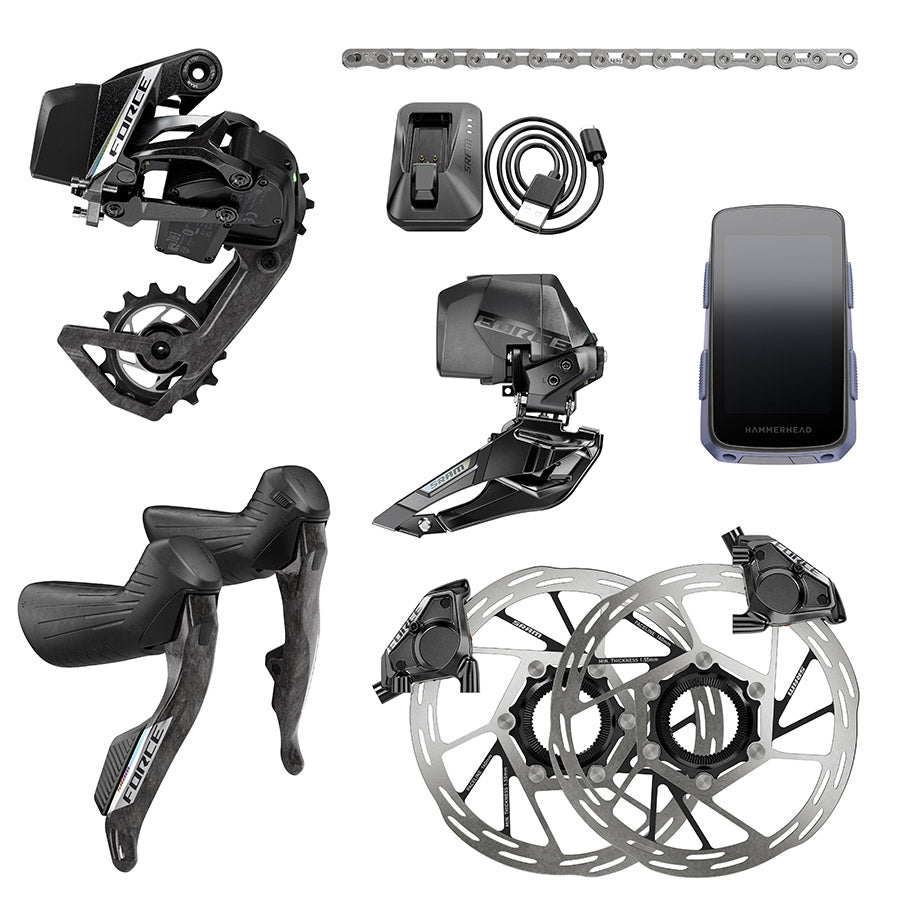 SRAM, Force AXS E1, Build Kit, with Karoo computer, Kit