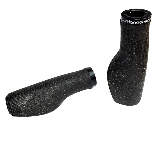 Portland Design Works Cork Chop Grips - Black Lock-On