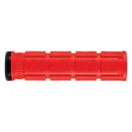 Oury Single-Sided V2 Lock-On Grips - Candy Red