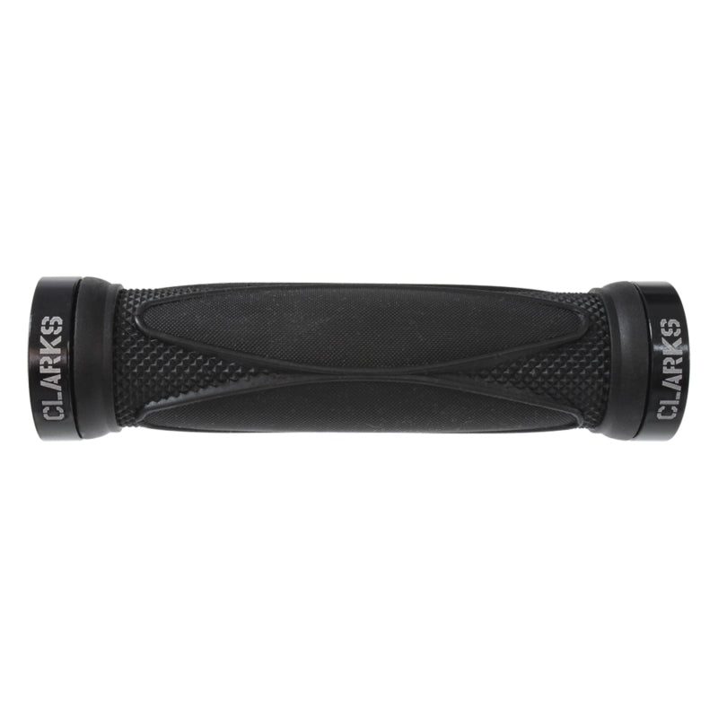 Clarks 202 Lock-On Grips Black/Black 130mm Dual Lock On