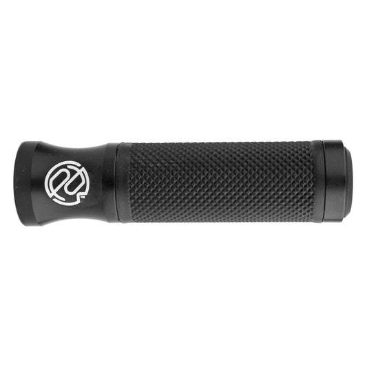 Portland design works Speed Metal Grips Black/Black 128mm Single Lock On