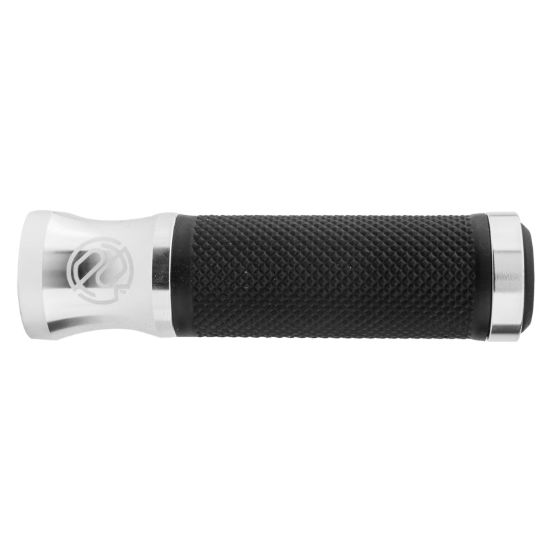 Portland design works Speed Metal Grips Black/Chrome 128mm Single Lock On