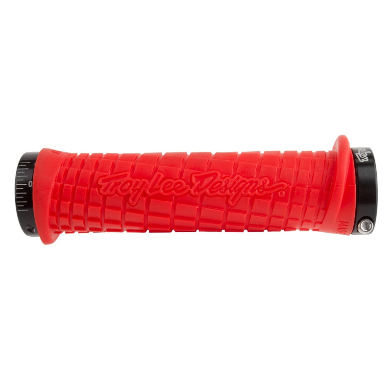 ODI Troy Lee Grips - Red Lock-On