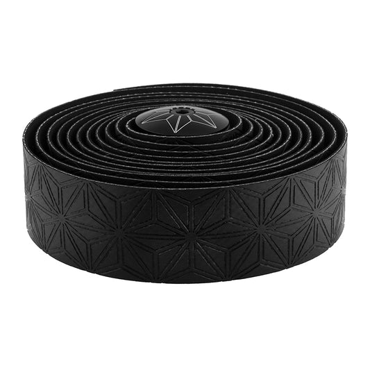 Supacaz Super Sticky Kush Handlebar Tape Black w/Blk Plugs